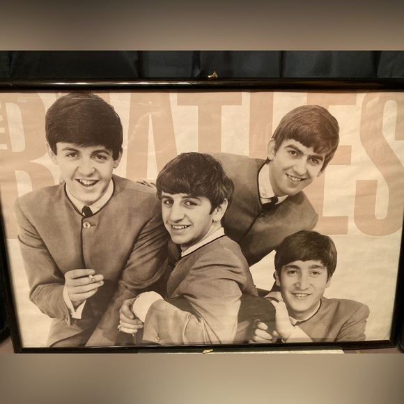 Beatles Vintage Framed Poster 24x36